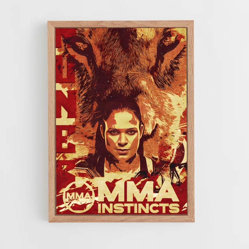 Poster Instinct de Combat – affiche MMA (vue 4)